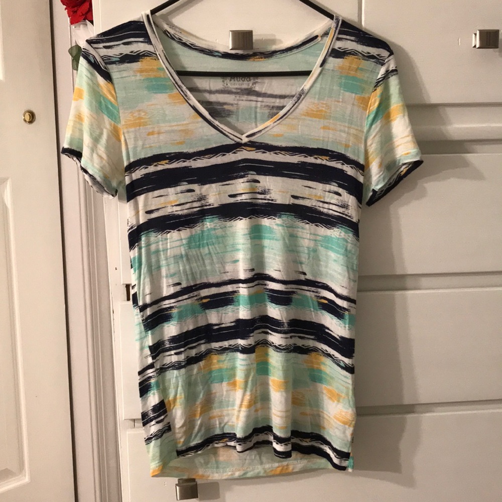 Cute V-Neck Soft Sheer T-Shirt